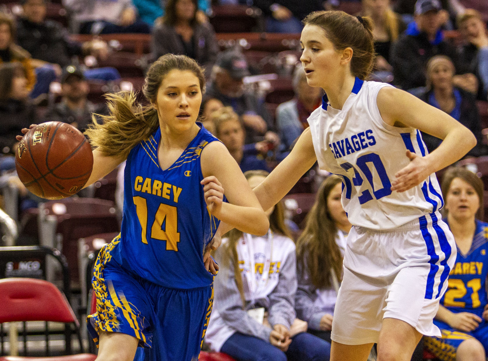 Carey vs Salmon River girls championship